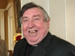 Pictured at a lunch in D�n Laoghaire for retired clergy, their spouses and widows are the former Archdeacon of Dublin, the Venerable Gordon Linney and the former Archbishop of Dublin, the Rt Revd Walton Empey.